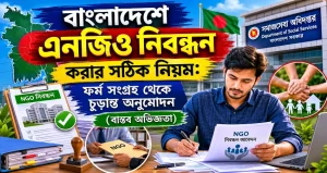 বাংলাদেশে এনজিও নিবন্ধন করার সঠিক নিয়ম: ফর্ম সংগ্রহ থেকে চূড়ান্ত অনুমোদন (বাস্তব অভিজ্ঞতা)
