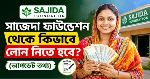 সাজেদা ফাউন্ডেশন থেকে কিভাবে লোন নিতে হবে? (আপডেট তথ্য)