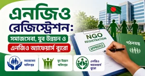 এনজিও রেজিস্ট্রেশন: সমাজসেবা, যুব উন্নয়ন ও এনজিও অ্যাফেয়ার্স ব্যুরো