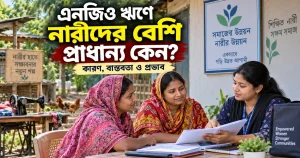 এনজিও ঋণে নারীদের বেশি প্রাধান্য দেওয়া হয় কেন?