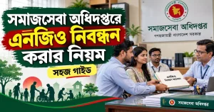 সমাজসেবা অধিদপ্তরে এনজিও নিবন্ধন করার নিয়ম