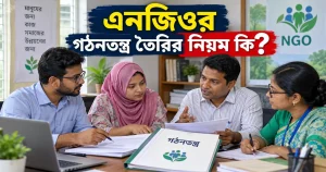 এনজিওর গঠনতন্ত্র তৈরির নিয়ম কি?